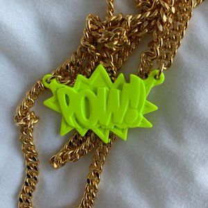 AMBUSH Neon POW Necklace